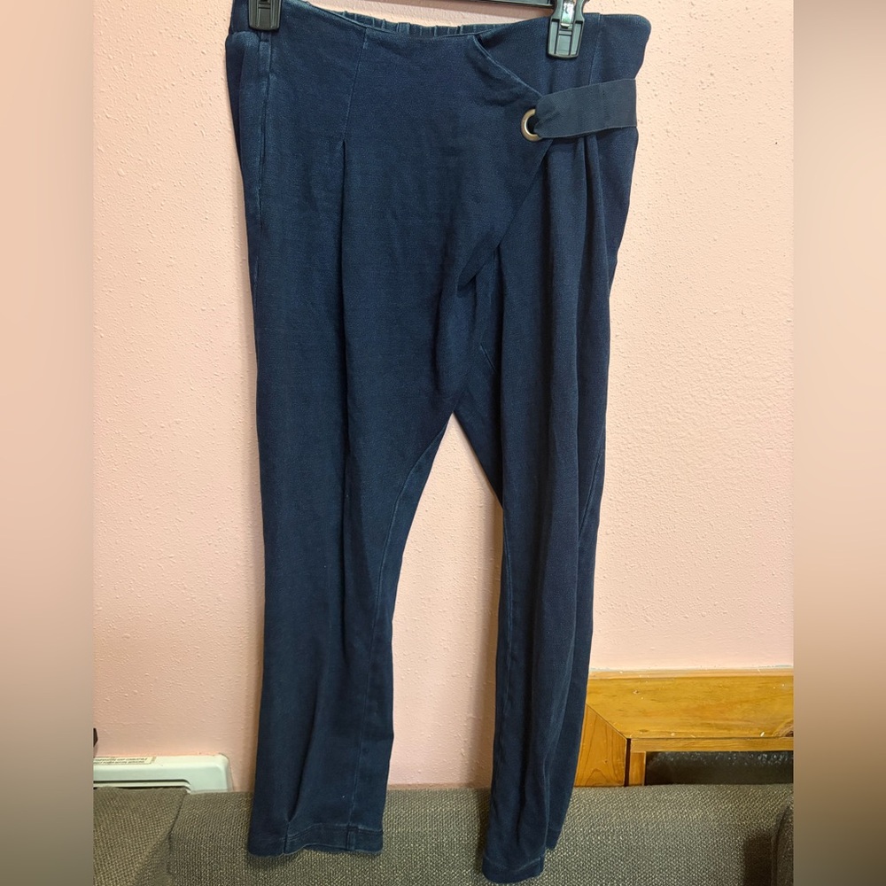 Adriano Goldschmied Wren Indigo knit one pants Pull on Denim Cotton Small